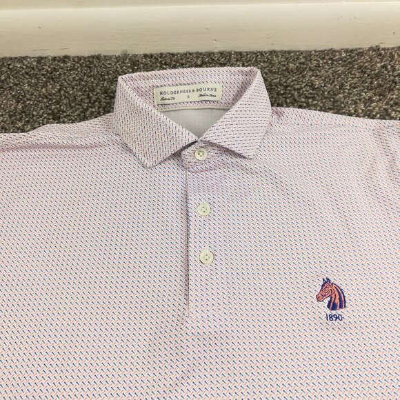 Holderness & Bourne Philadelphia Country Club Polo Shirt Performance Mens Small